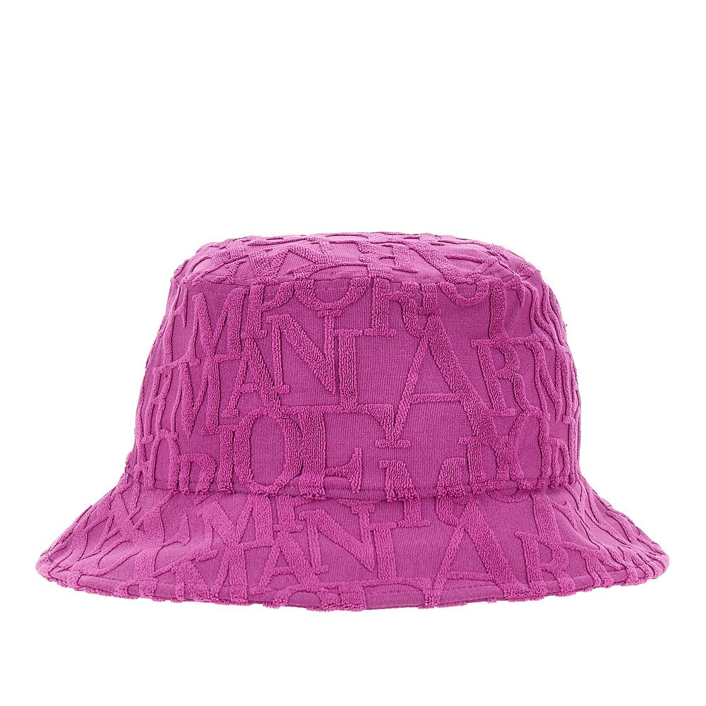 Jacquard terry fabric bucket hat