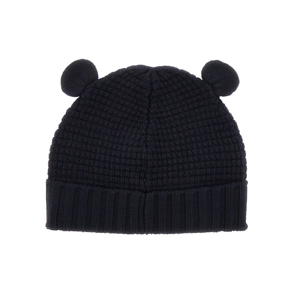 Wool ears beanie hat