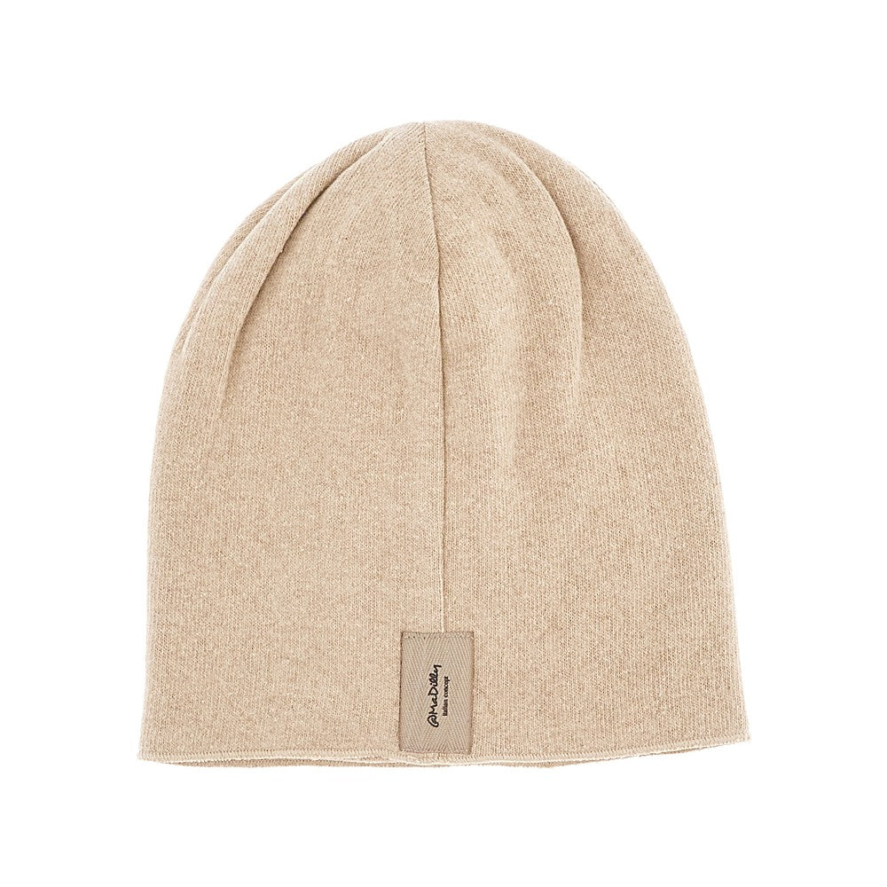Beanie in misto cotone con patch stella