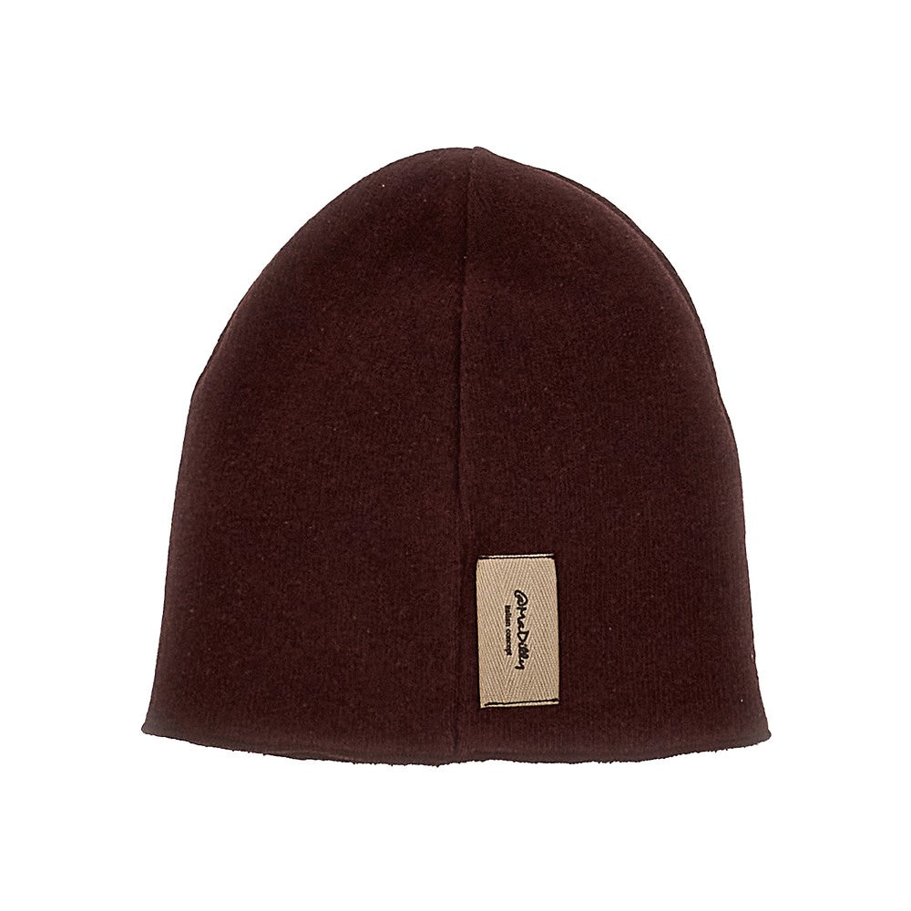 Beanie in misto cotone con paillette