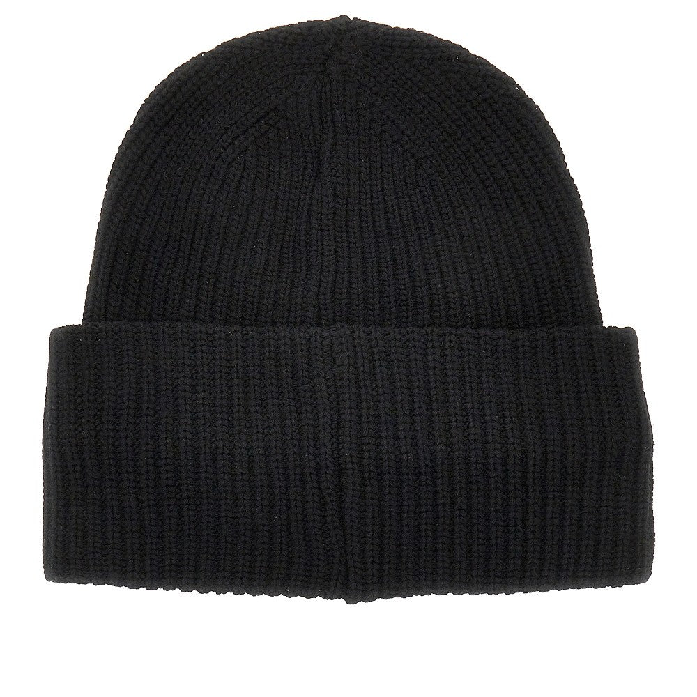 Knitted beanie hat with logo