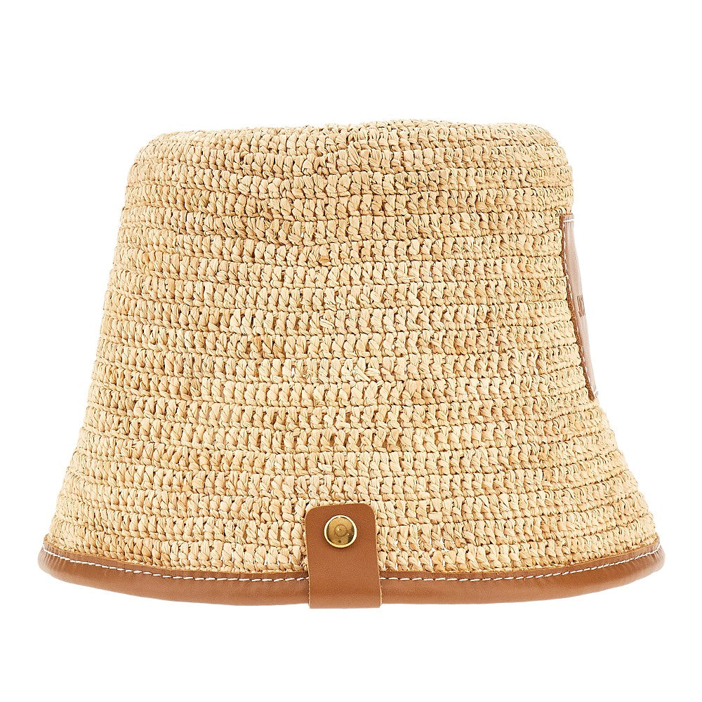 'Soli' raffia bucket hat
