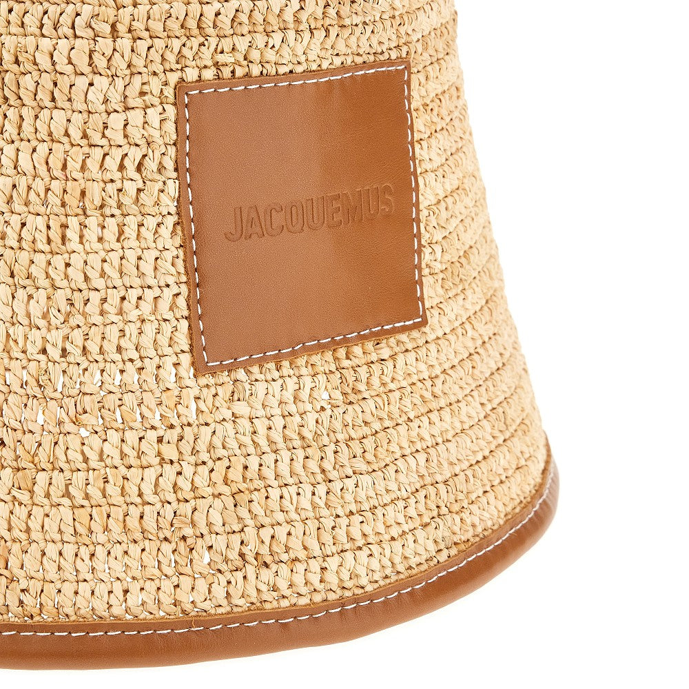 'Soli' raffia bucket hat