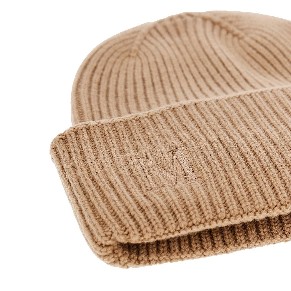 Beanie in cachemire con ricamo Monogram