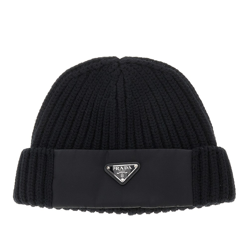 Wool and Re-Nylon beanie hat