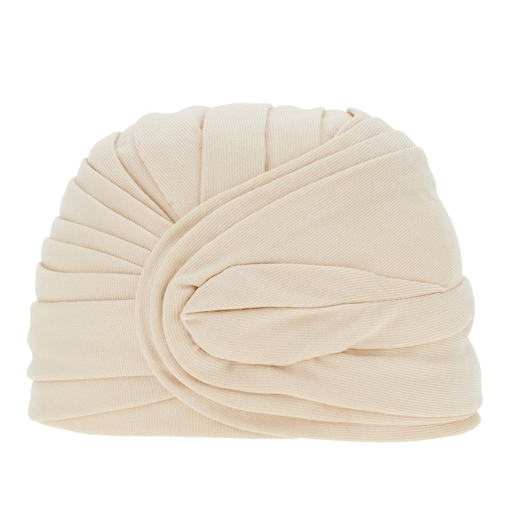 Turbante rigido in gabardine