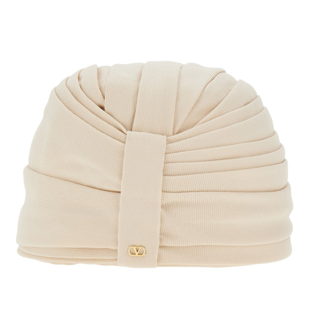 Turbante rigido in gabardine