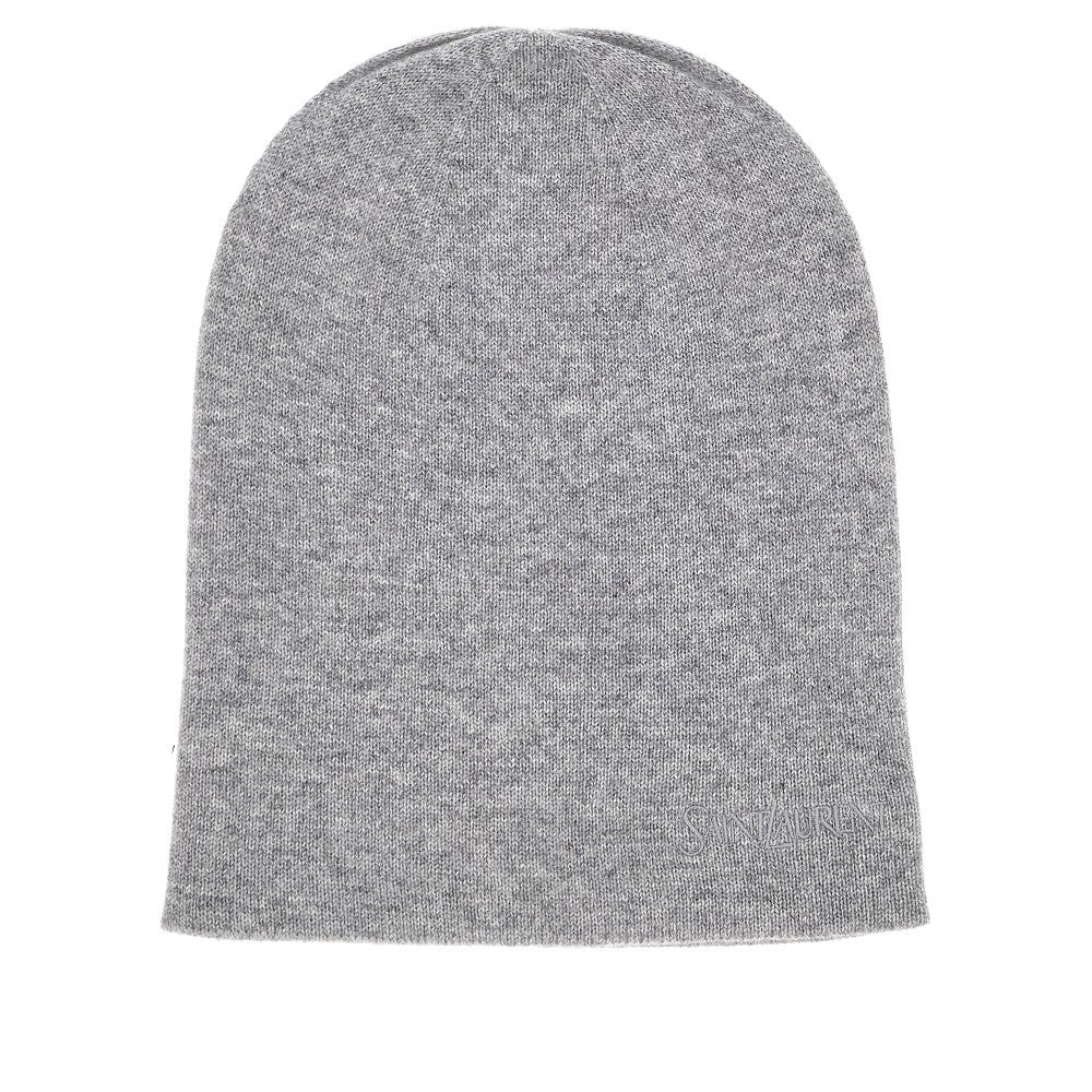 Logo embroidery cashmere beanie