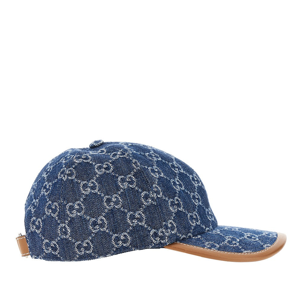 GG denim baseball cap