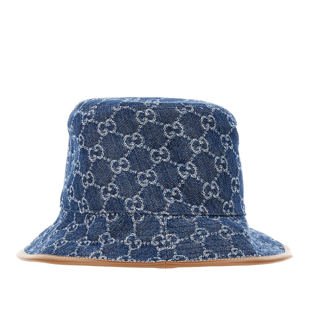 GG denim bucket hat