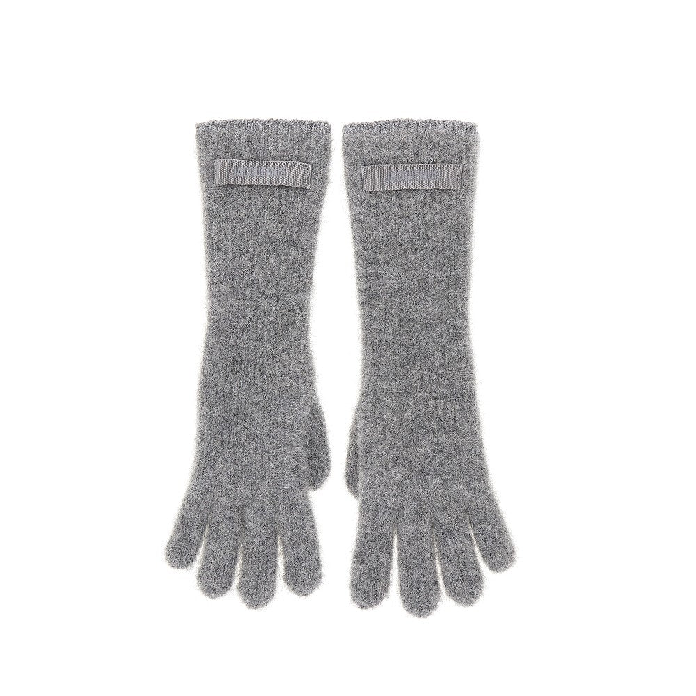 'Gros Grain' alpaca blend gloves