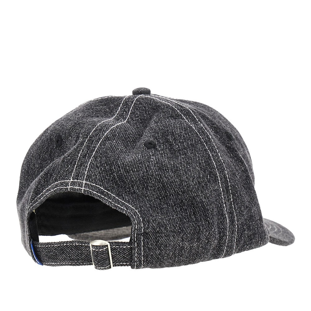 Cappello baseball in denim 'Crown Logo'