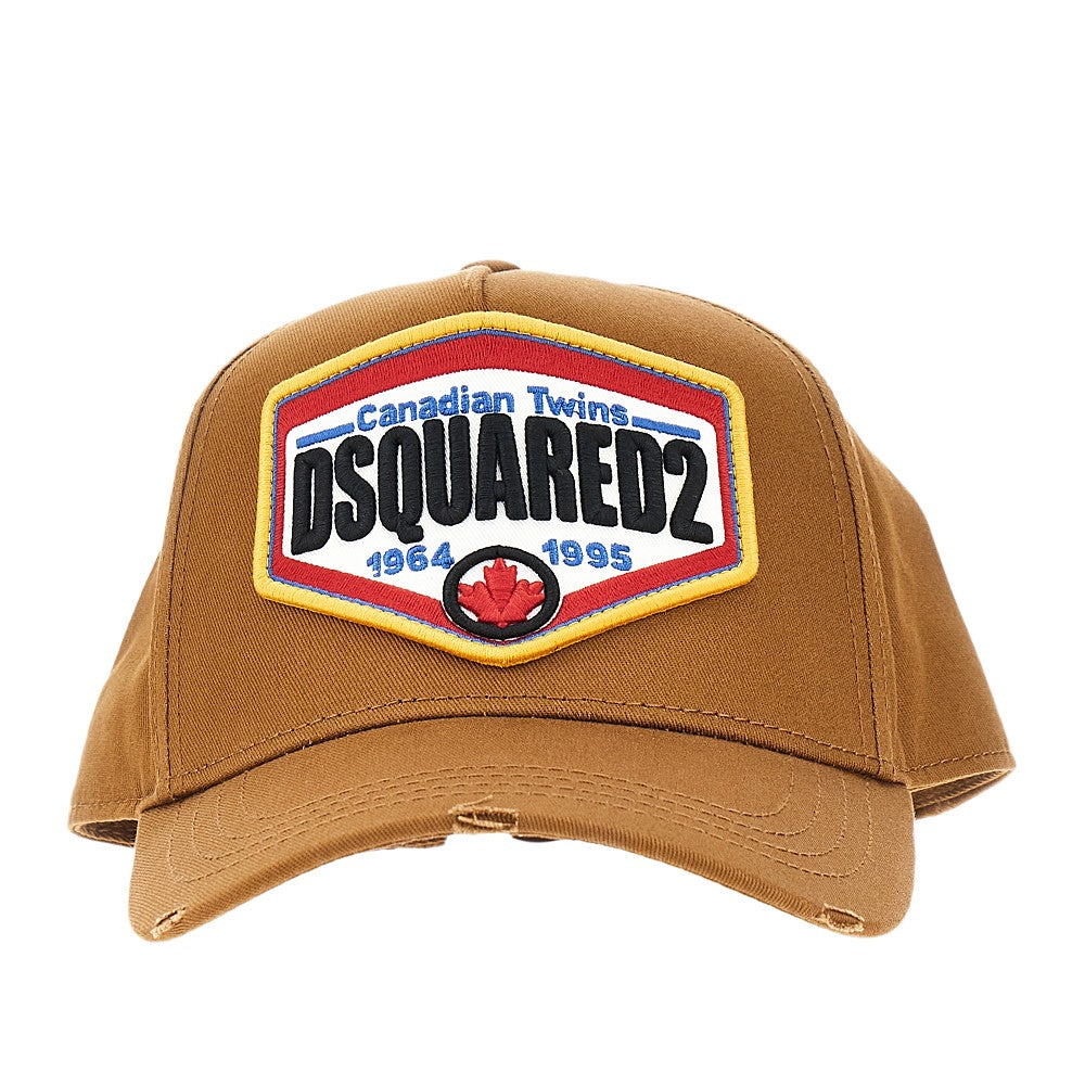 Baseball hat with logo patch