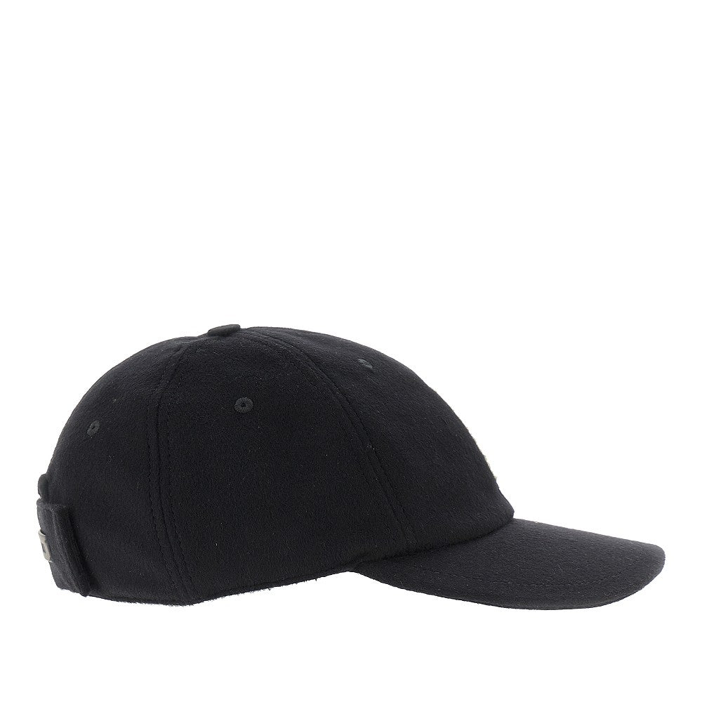 Wool-blend baseball cap