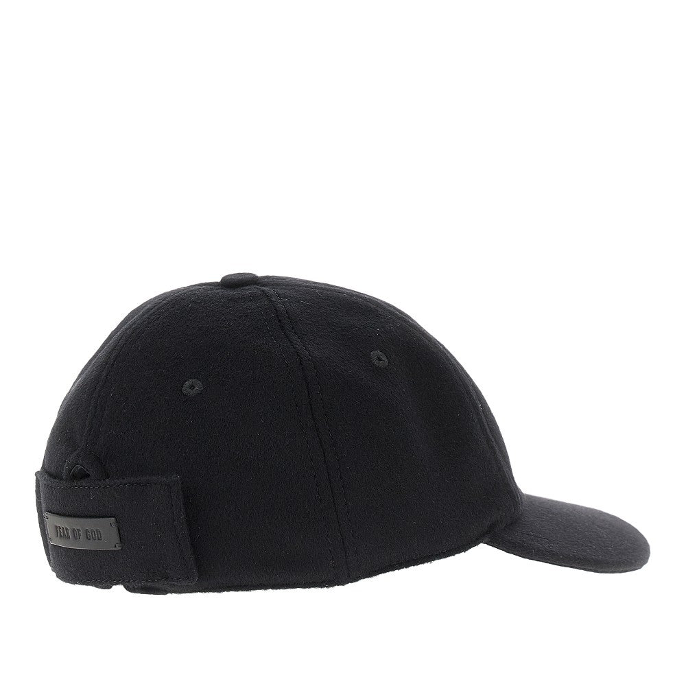 Wool-blend baseball cap