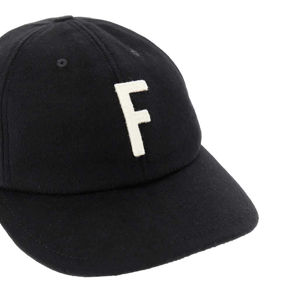 Wool-blend baseball cap