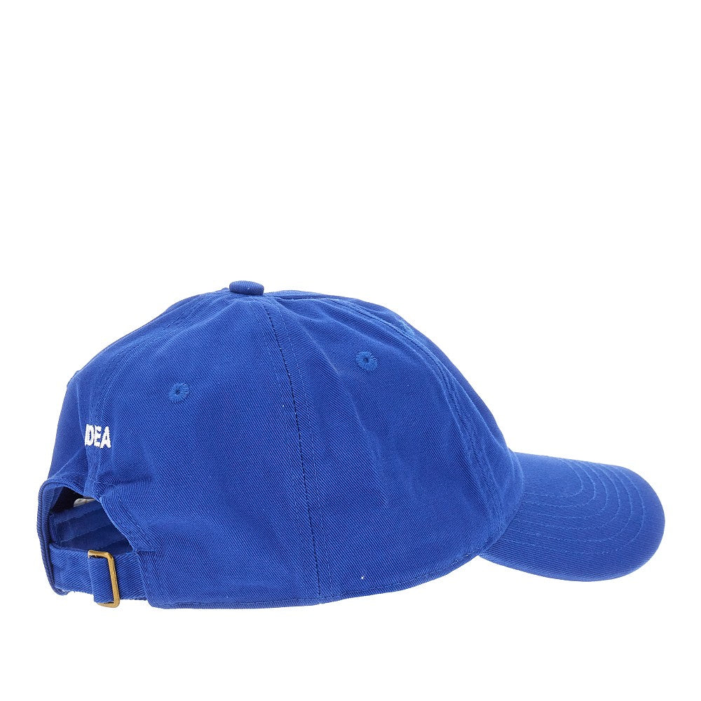 Organic cotton embroidered baseball cap