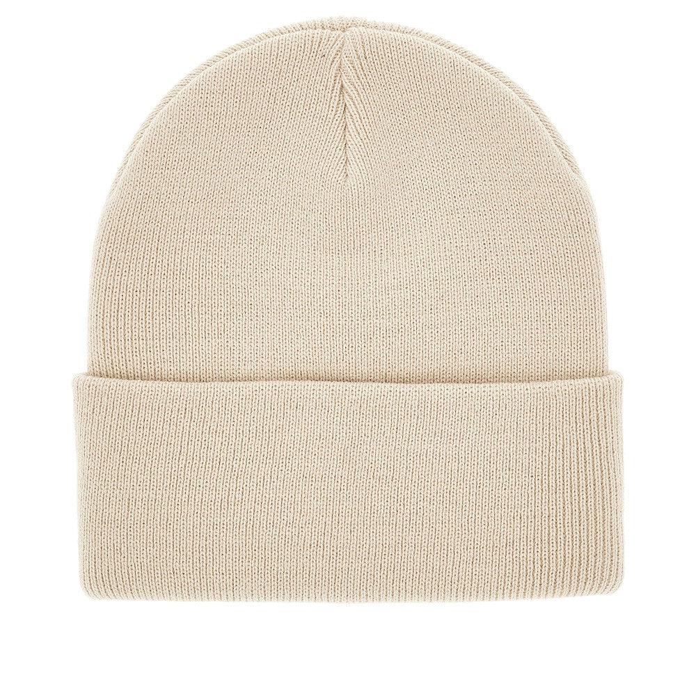 Logo patch beanie