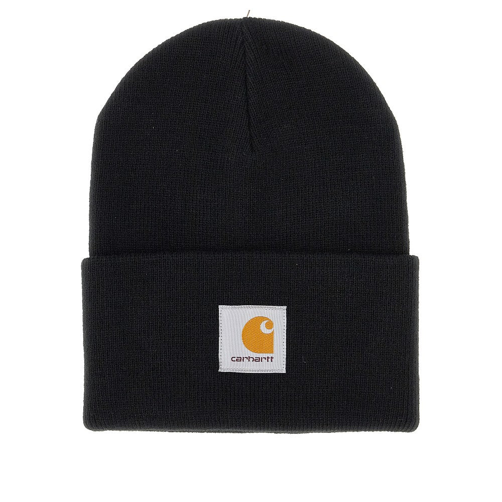 Logo patch beanie