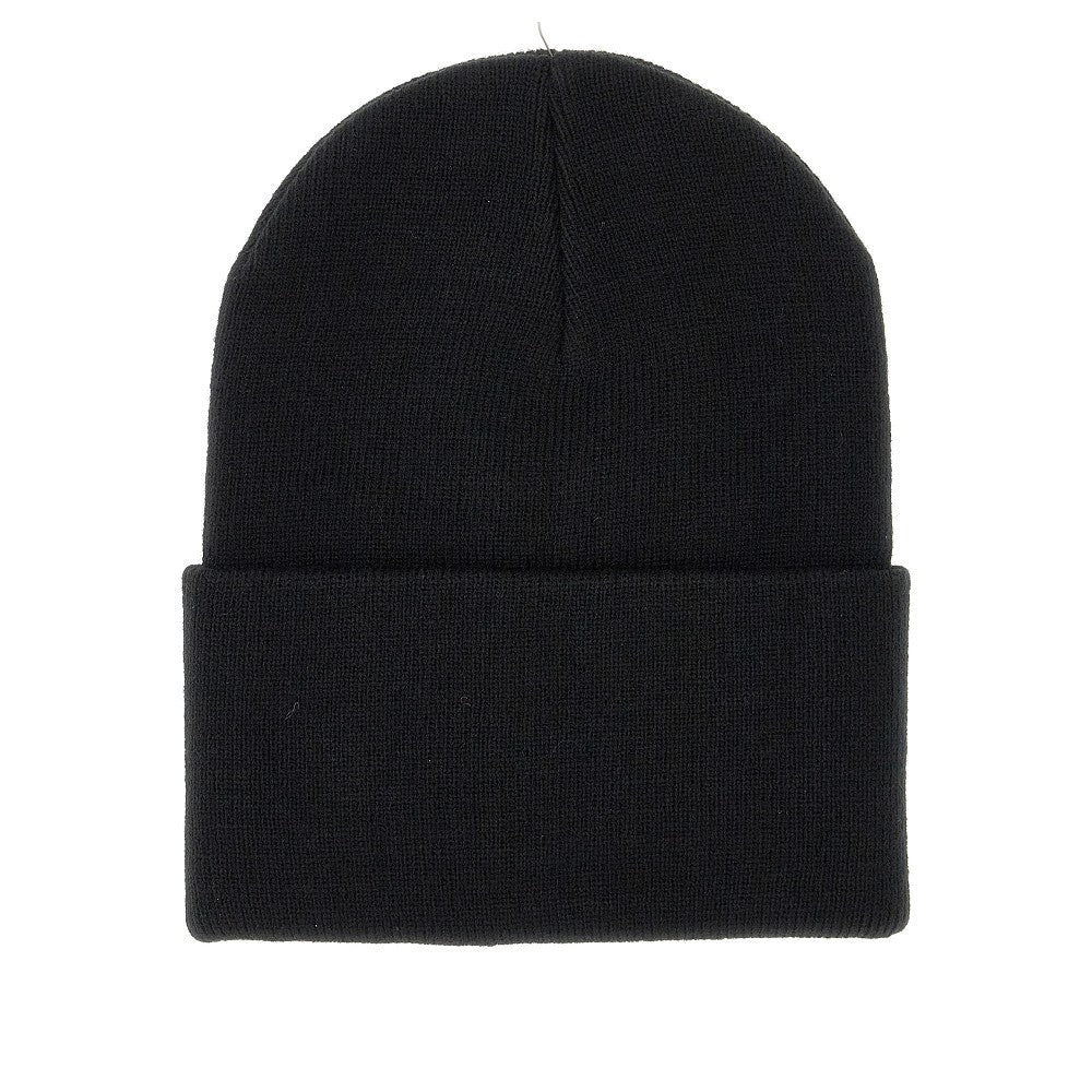 Logo patch beanie