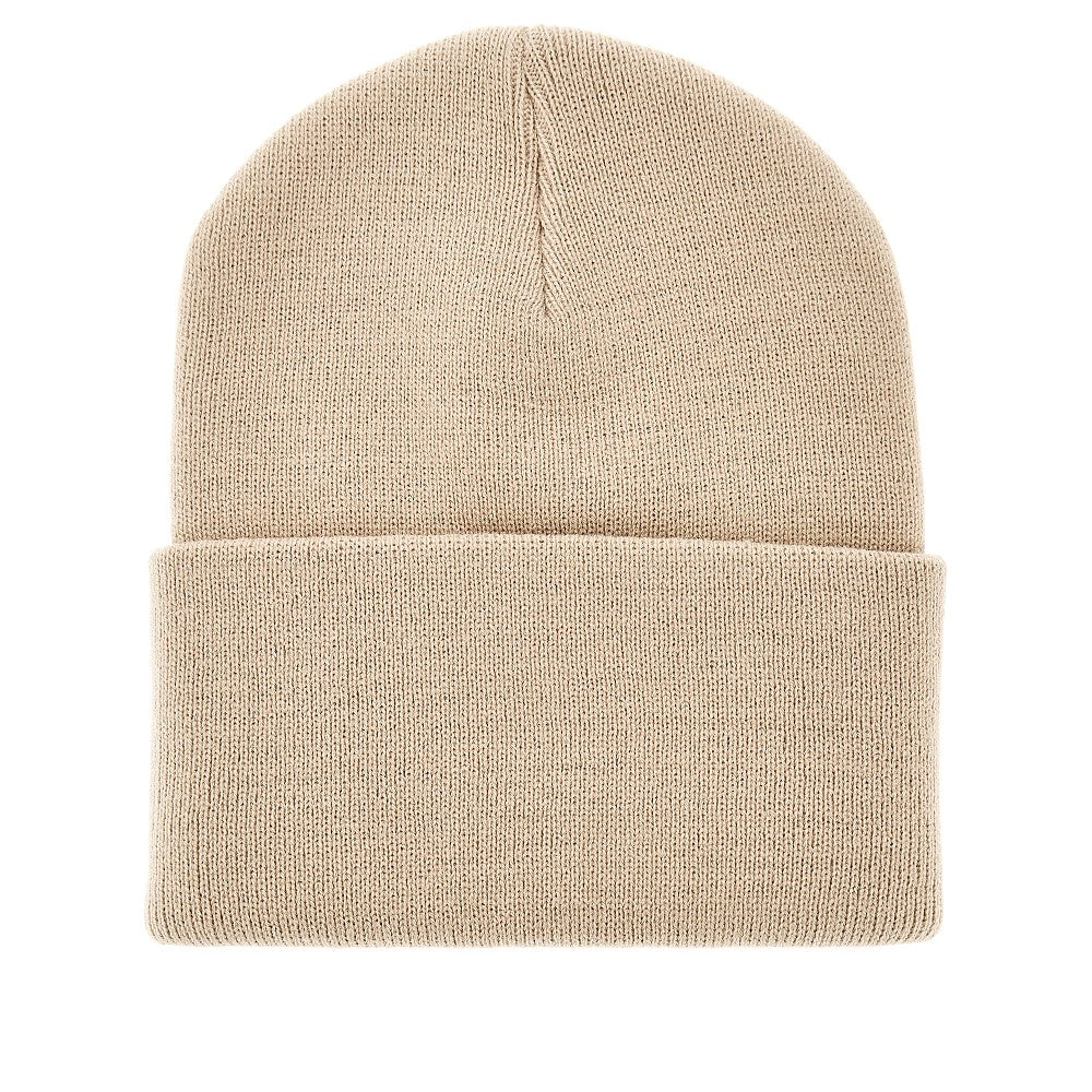 Logo patch beanie