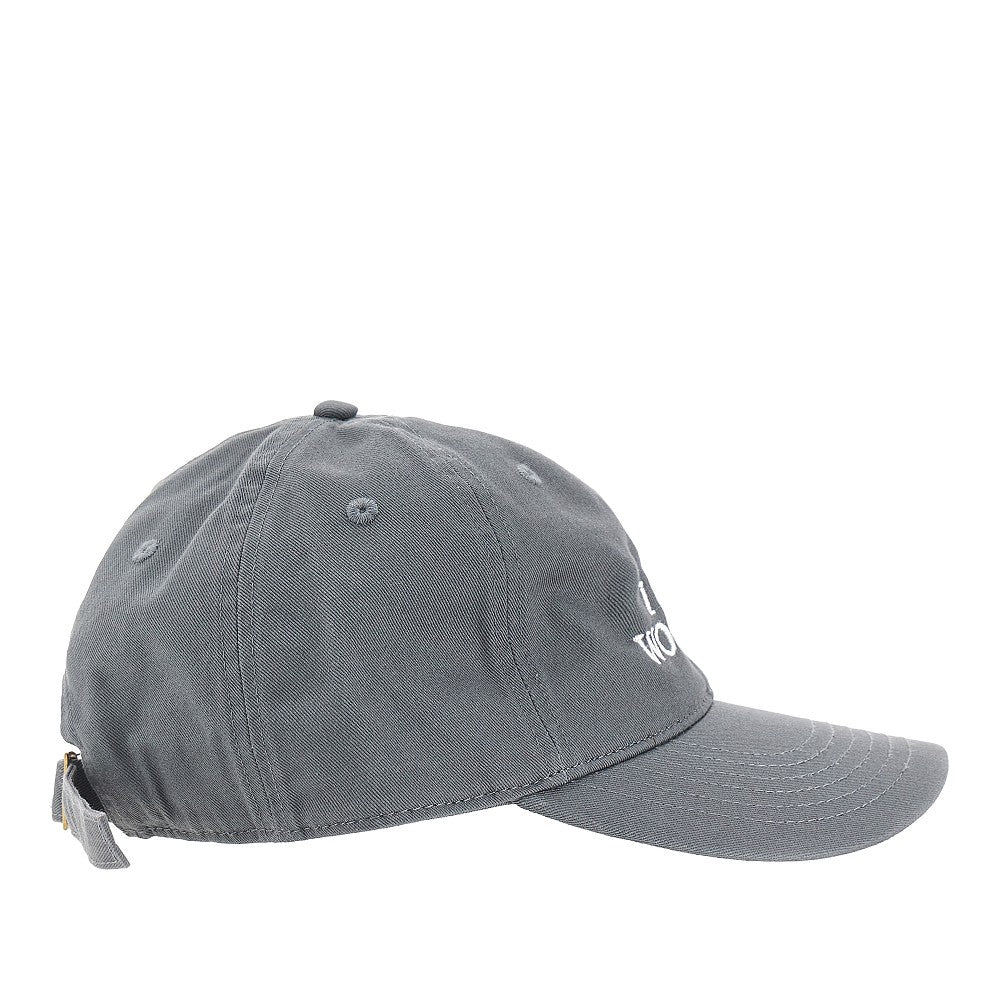 Cappello baseball ricamato in cotone organico