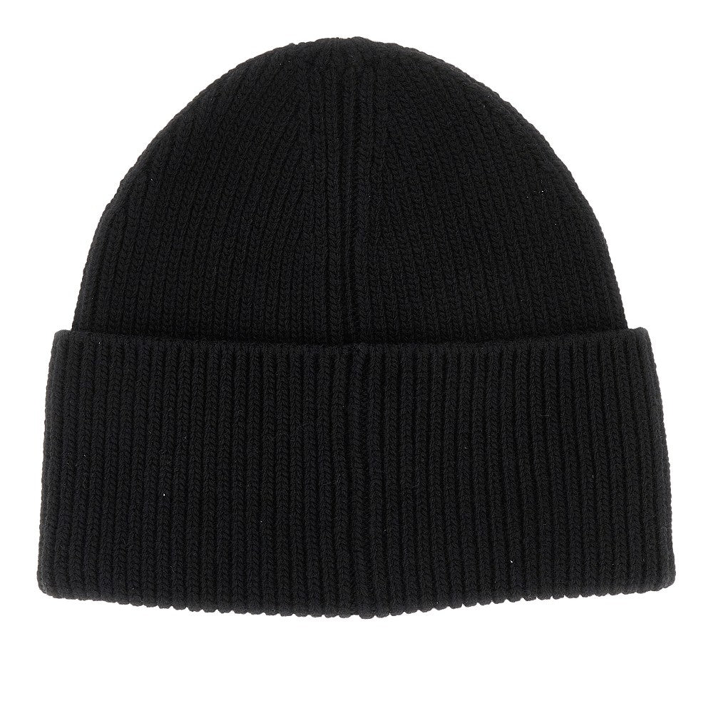 Logo patch beanie hat