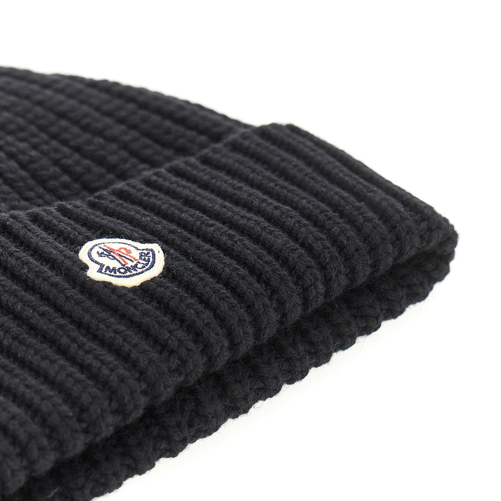 Beanie tricot in lana e cachemire