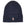 Wool beanie hat with logo patch