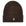 Wool beanie hat with logo patch