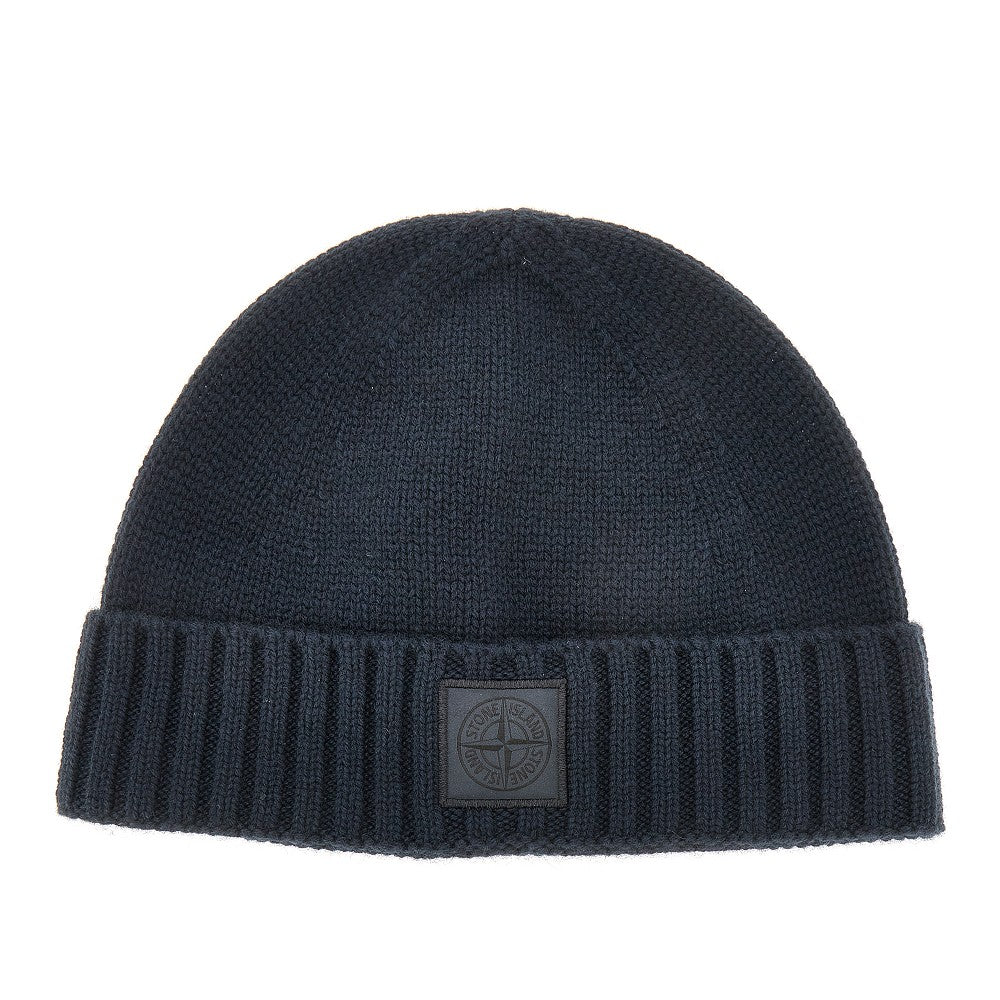 Cashmere knitted beanie hat