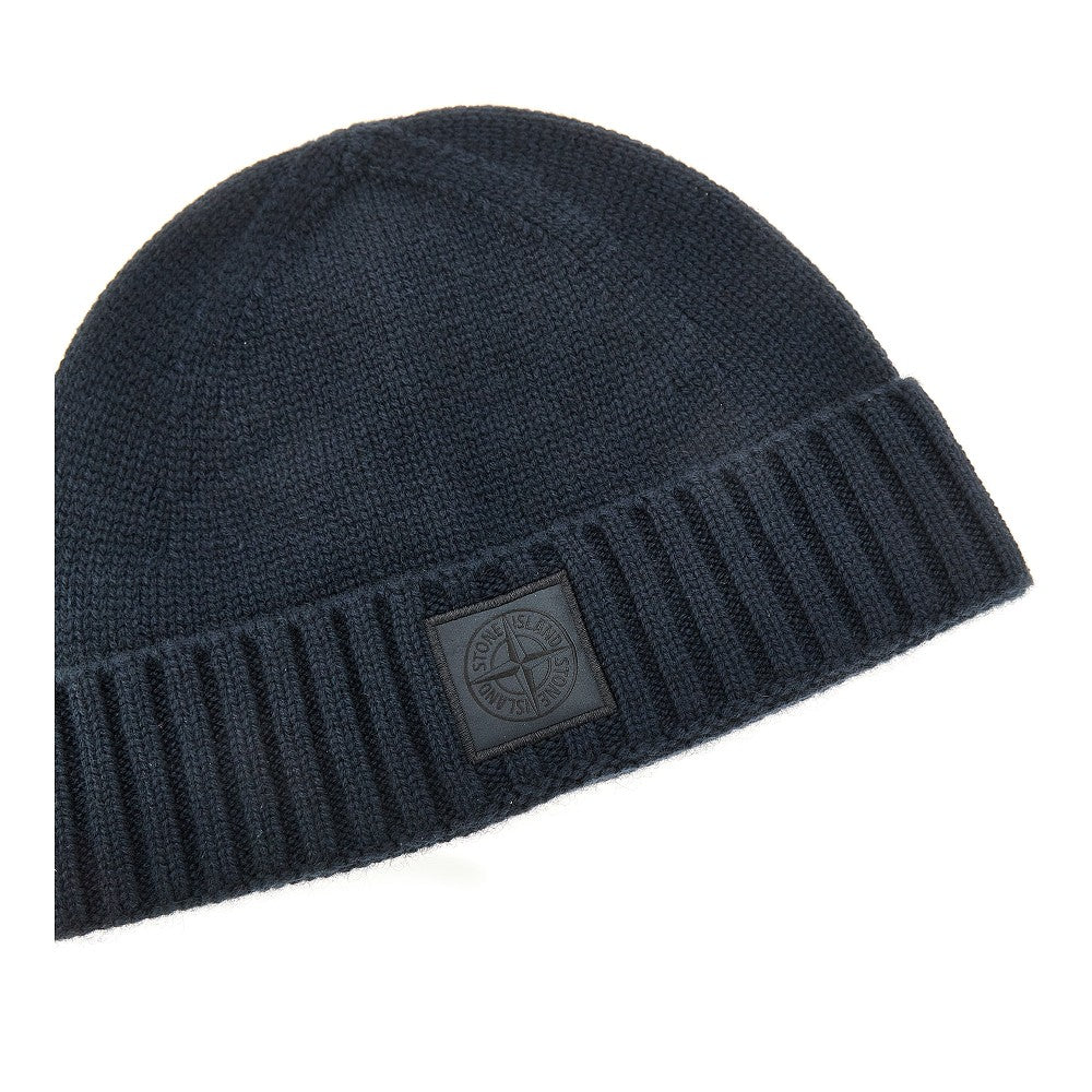 Cashmere knitted beanie hat