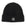 Wool beanie hat with logo patch