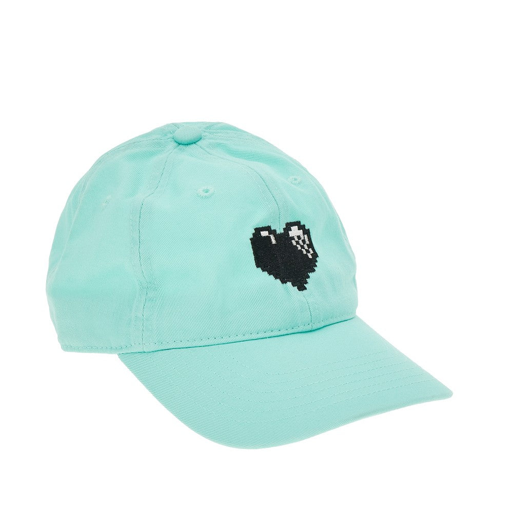 Organic cotton embroidered baseball cap