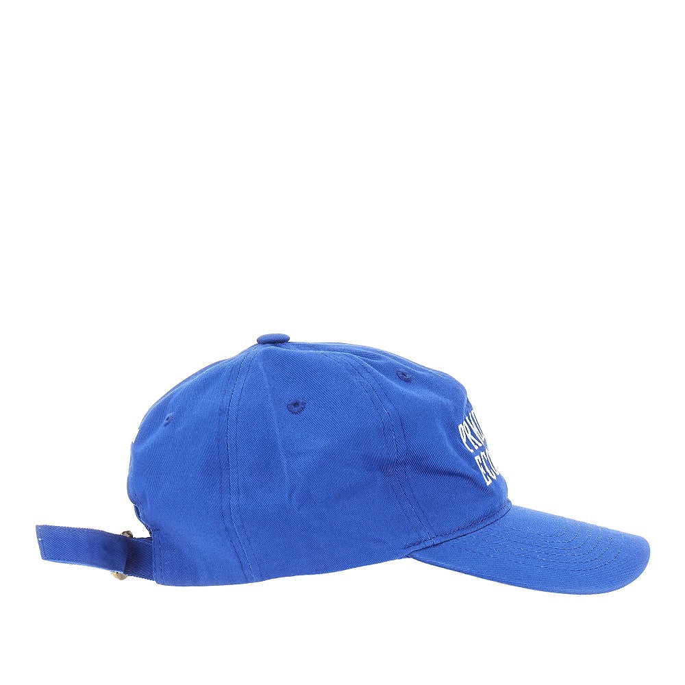 Organic cotton embroidered baseball cap