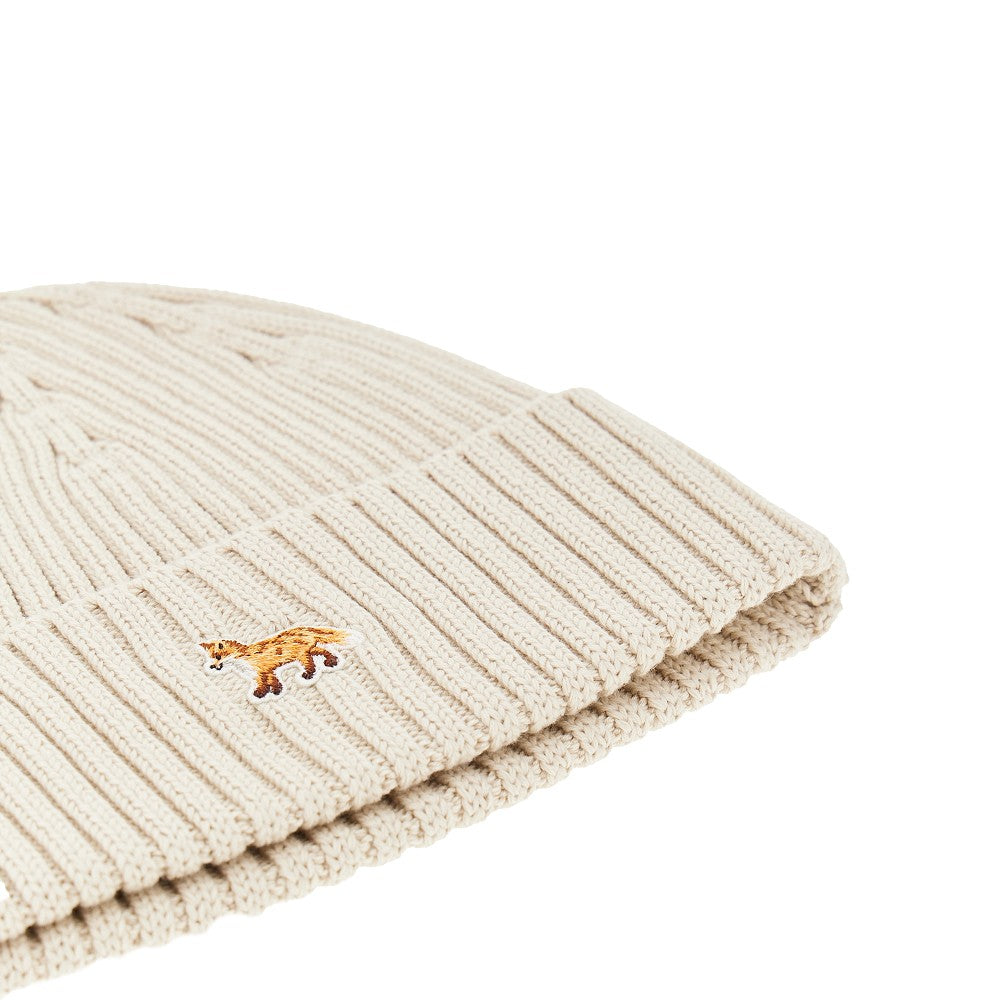 'Baby Fox' patch beanie hat
