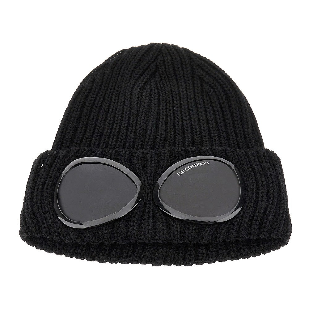 Beanie in lana con dettaglio Goggle