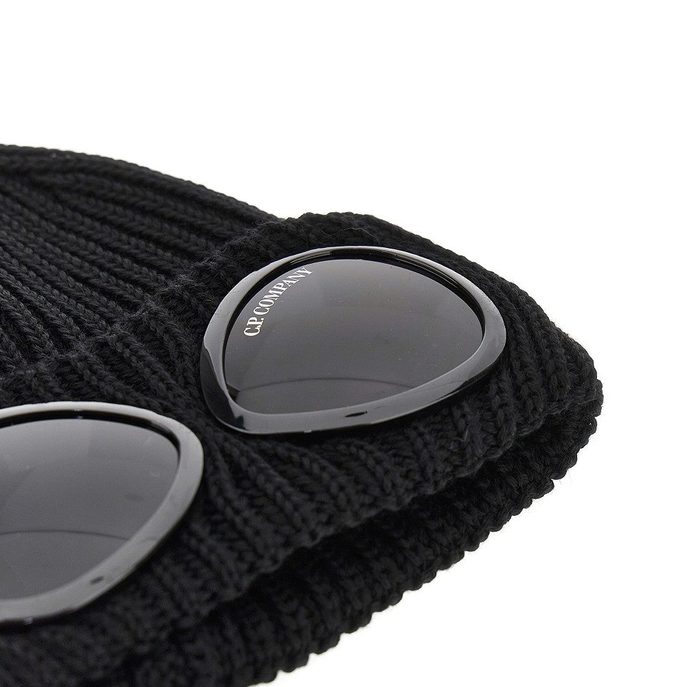 Beanie in lana con dettaglio Goggle