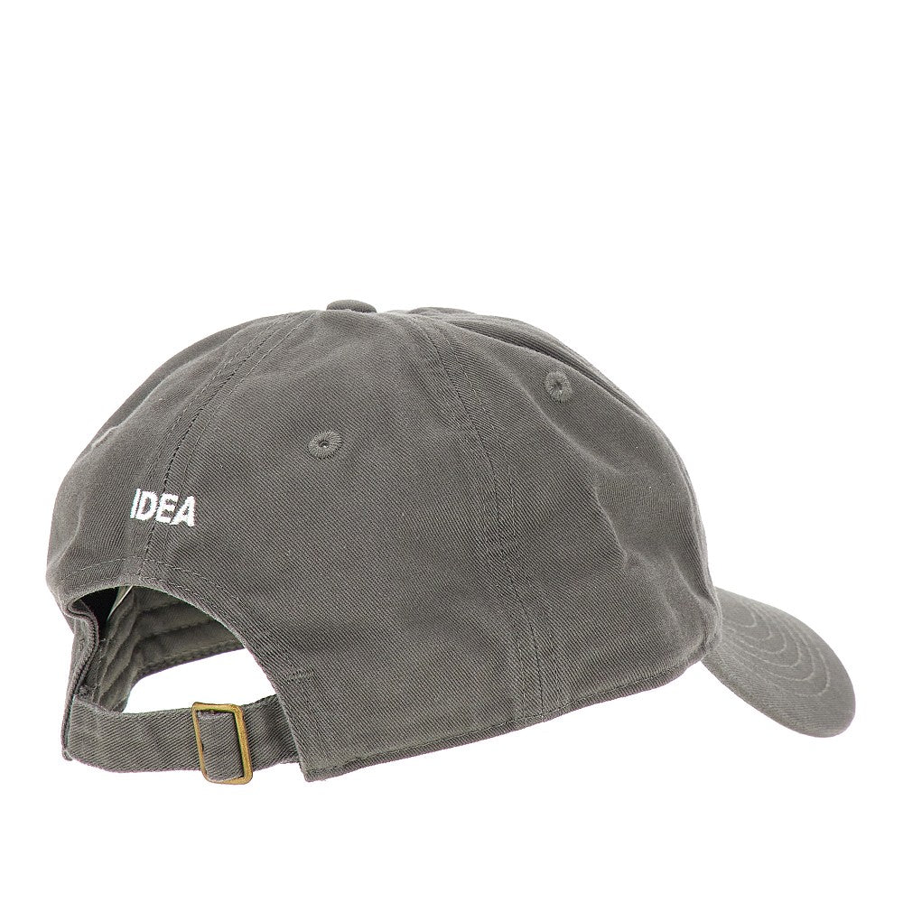 Organic cotton embroidered baseball cap