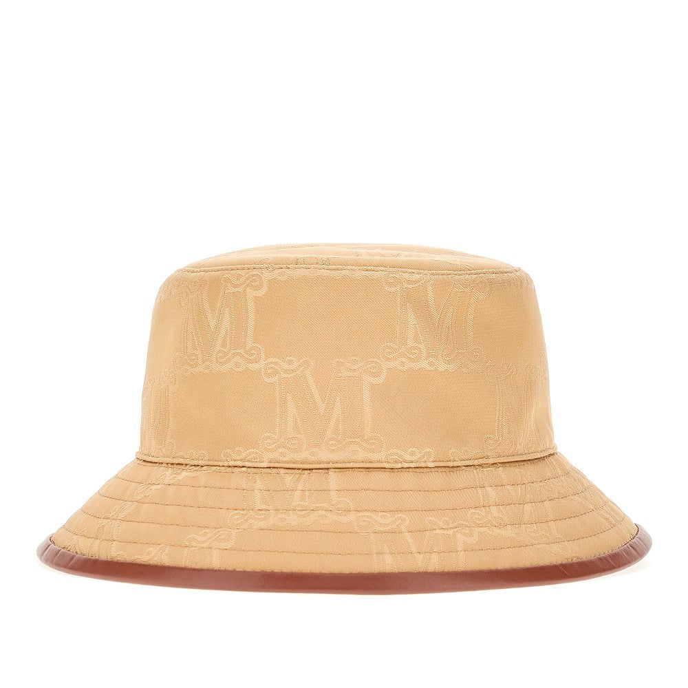 Jacquard nylon bucket hat