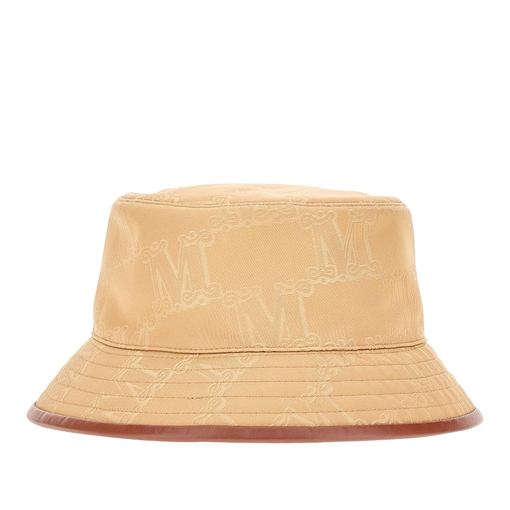 Jacquard nylon bucket hat