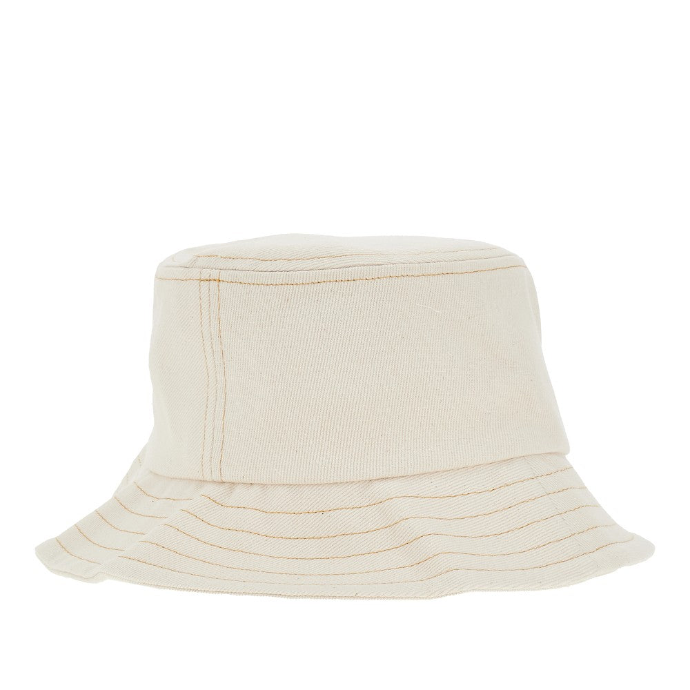 Cappello in cotone con ricamo Ami de Coeur