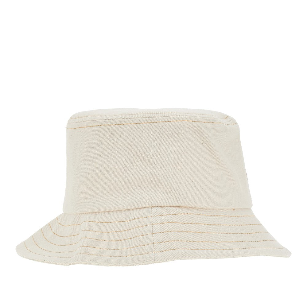 Cappello in cotone con ricamo Ami de Coeur