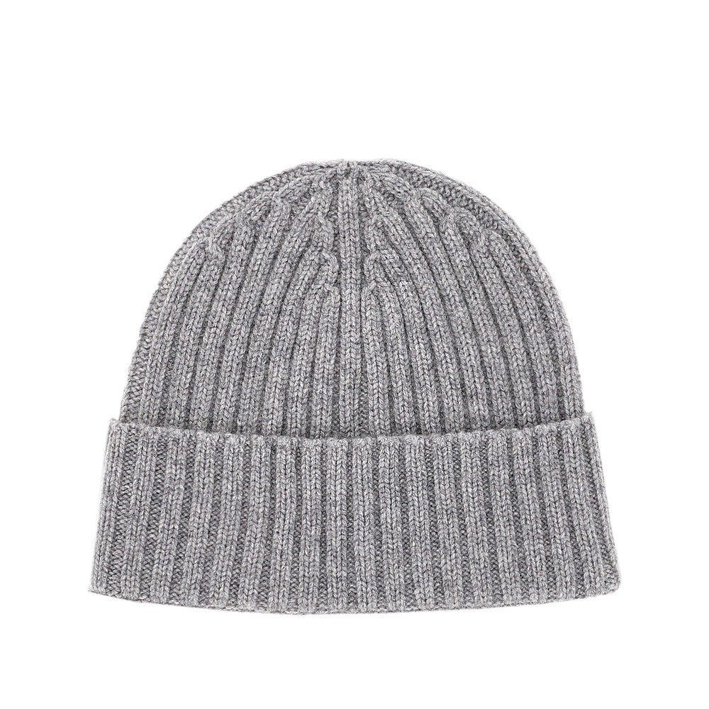 Beanie in misto lana con logo ricamato