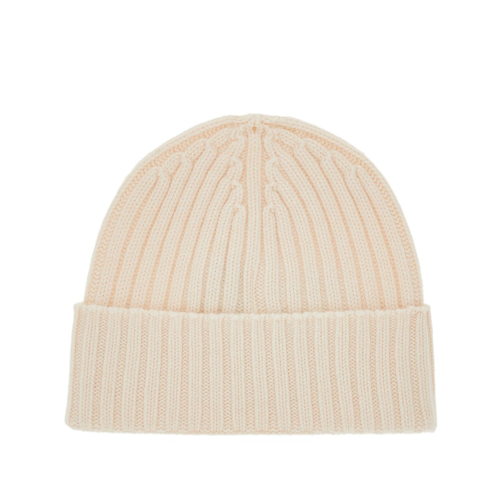 Beanie in misto lana con logo ricamato