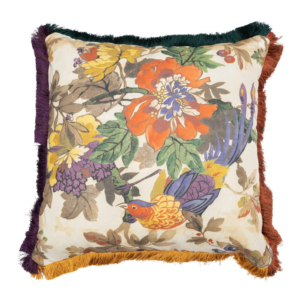 Cuscino con stampa floreale