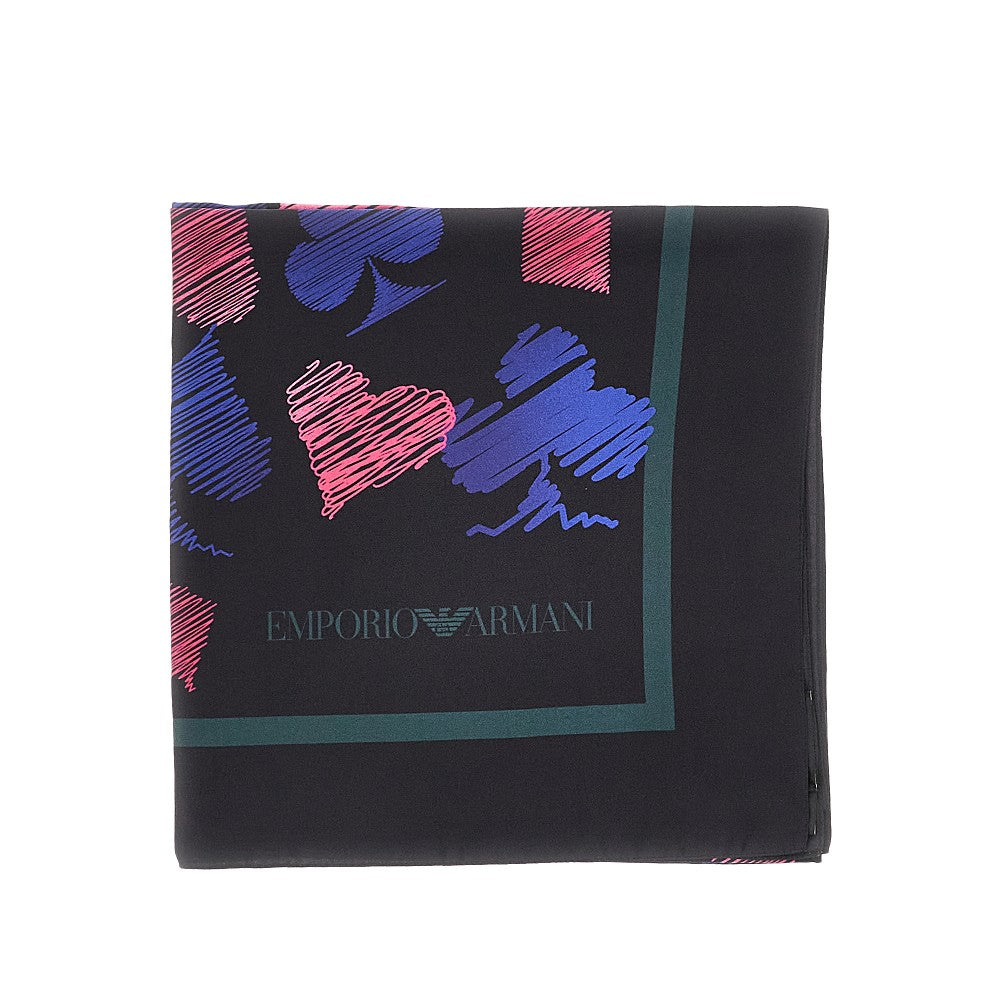 Foulard in seta stampato
