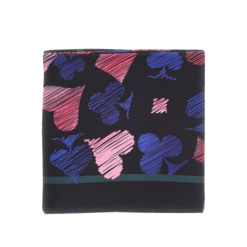 Foulard in seta stampato