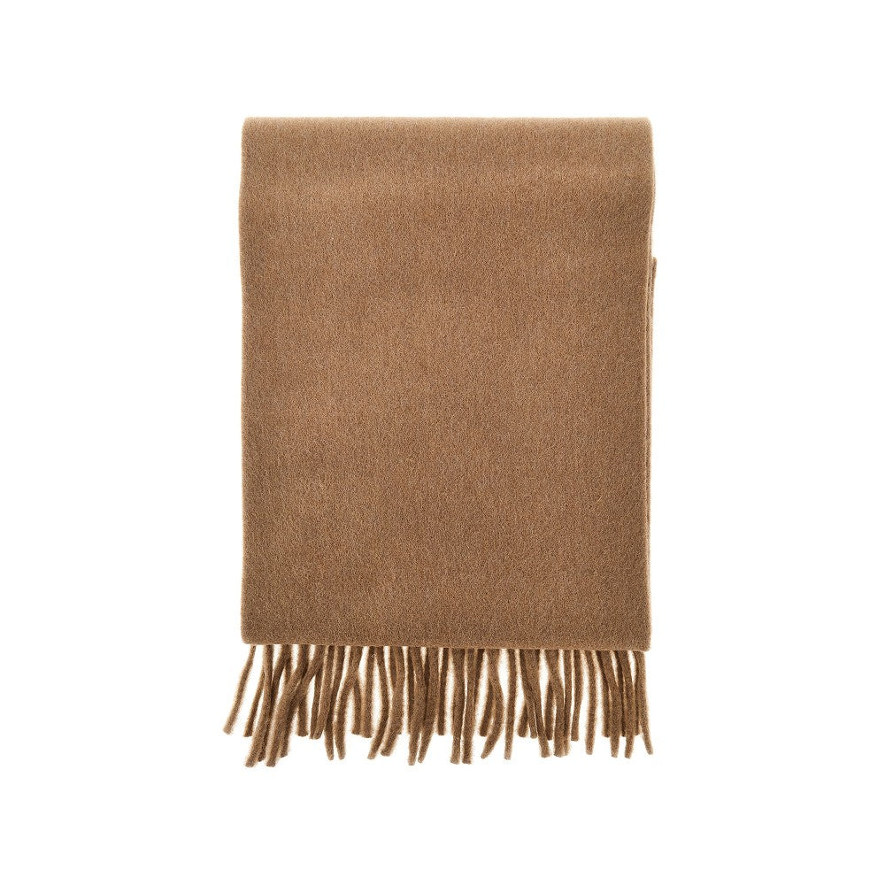 Logo embroidery wool scarf