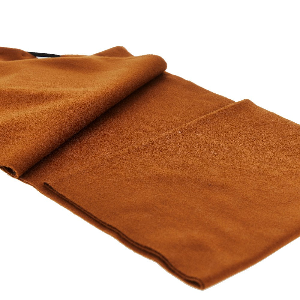 Monogram embroidery cashmere scarf